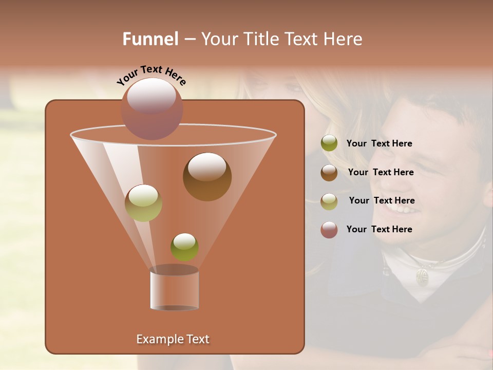 Person One Female PowerPoint Template