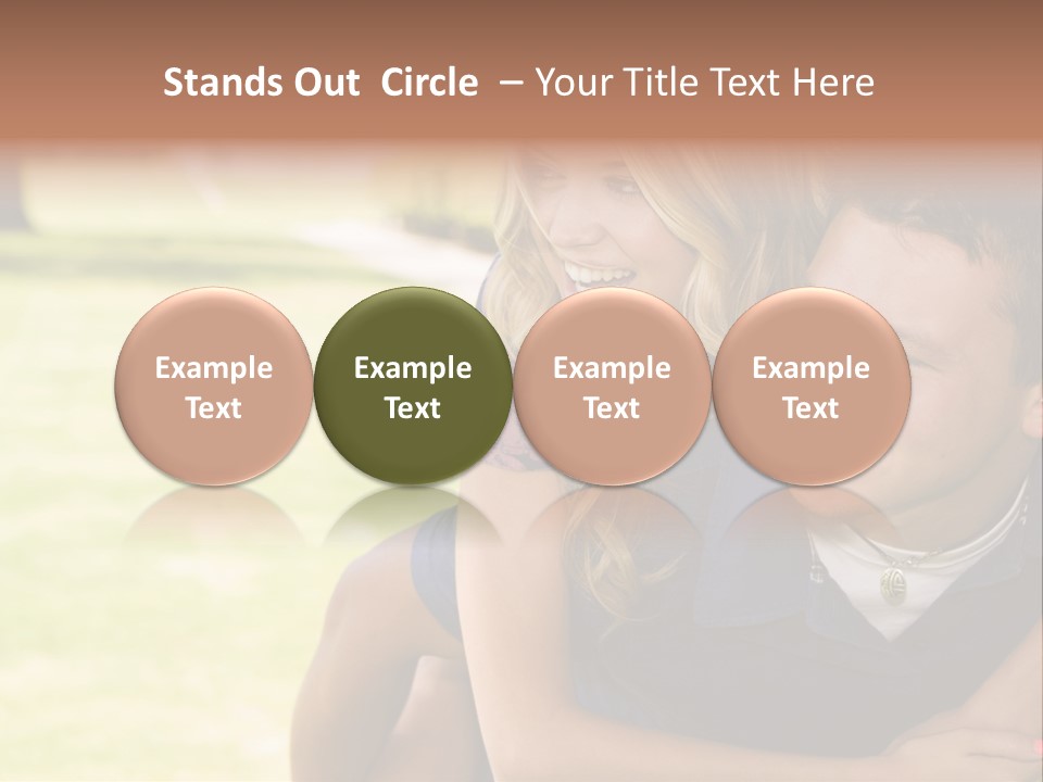 Person One Female PowerPoint Template