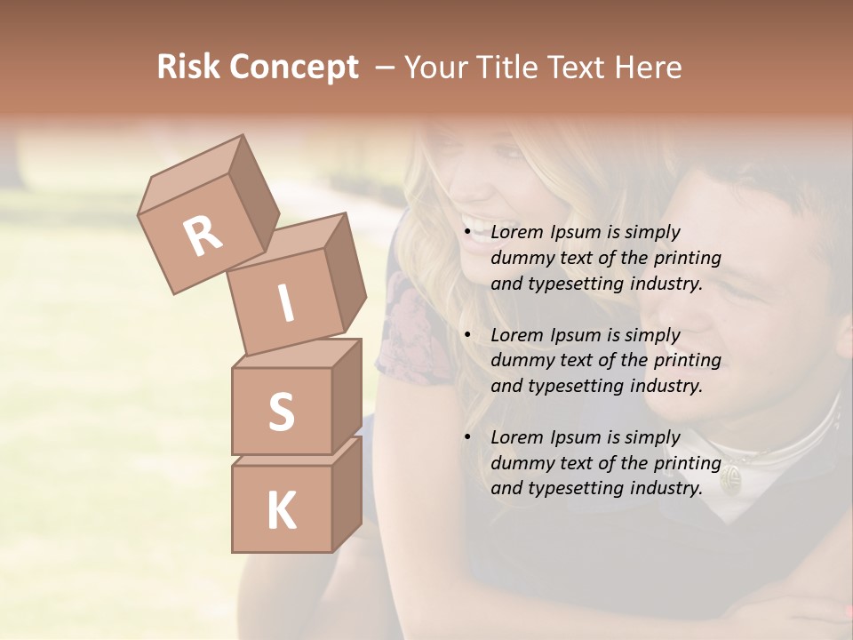 Person One Female PowerPoint Template