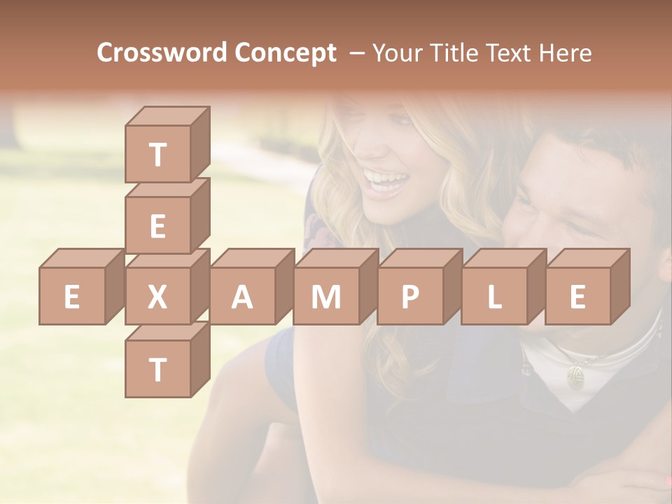 Person One Female PowerPoint Template