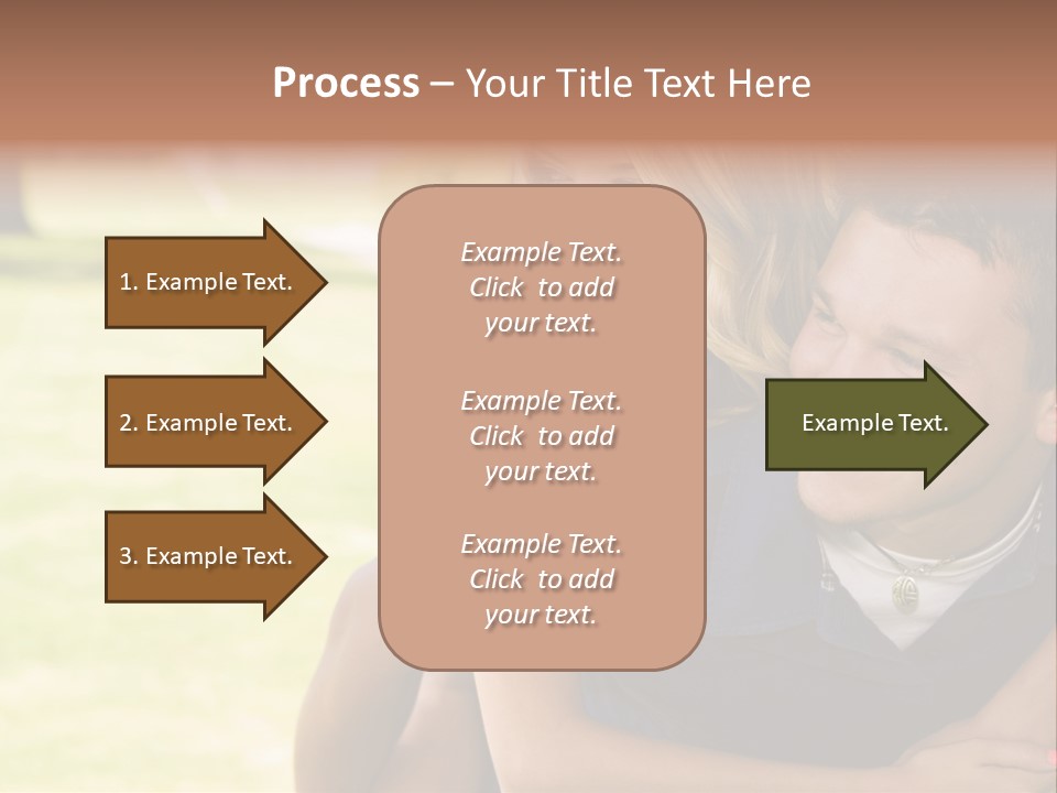 Person One Female PowerPoint Template