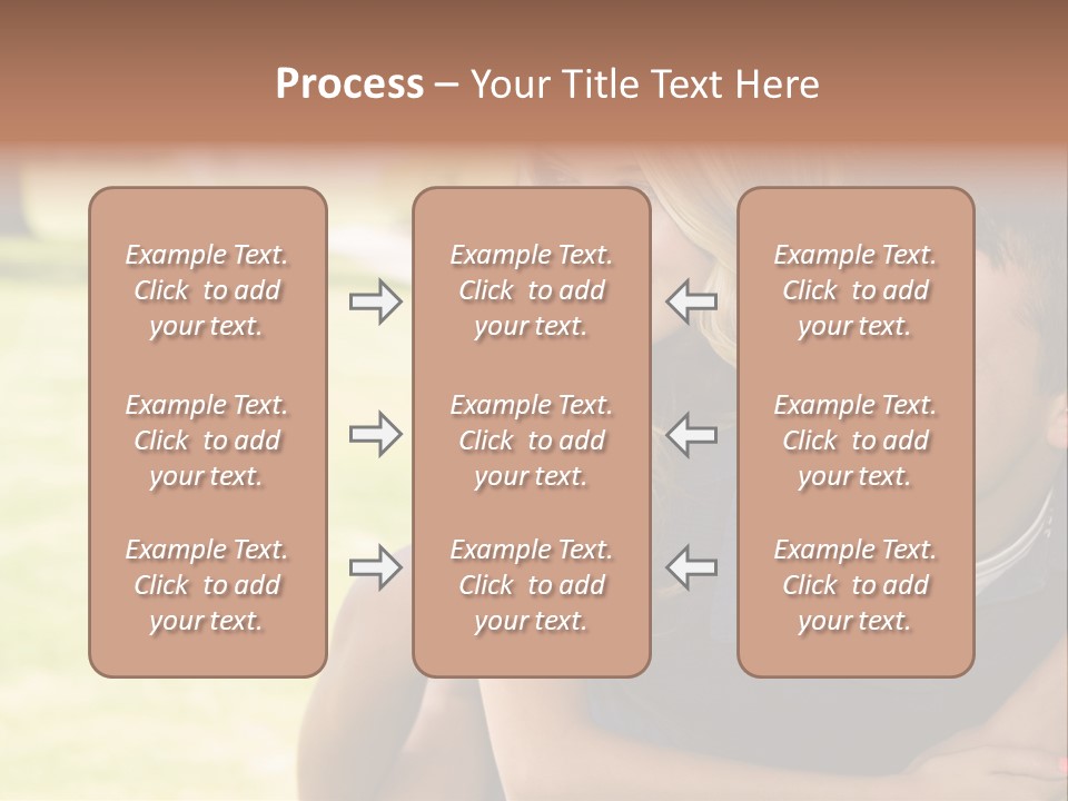 Person One Female PowerPoint Template