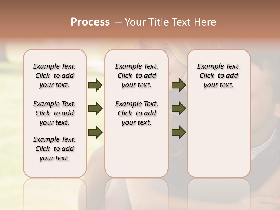 Person One Female PowerPoint Template