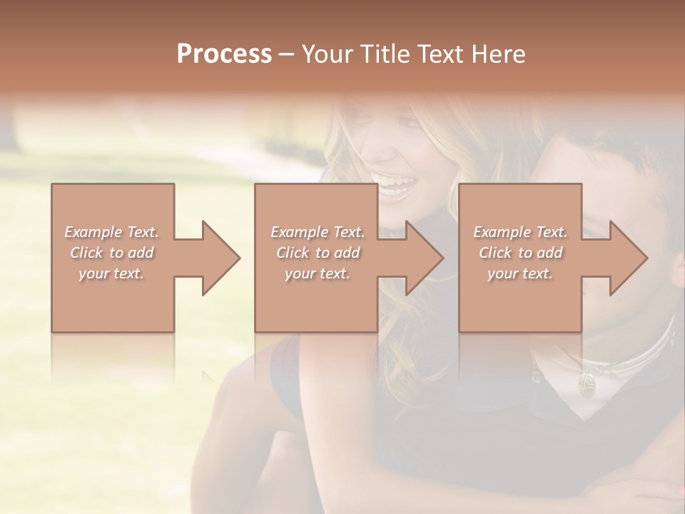 Person One Female PowerPoint Template