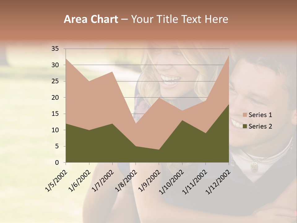 Person One Female PowerPoint Template