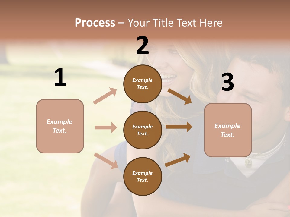 Person One Female PowerPoint Template