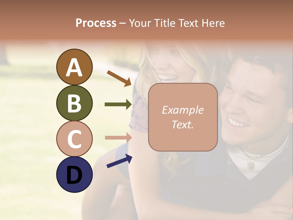 Person One Female PowerPoint Template