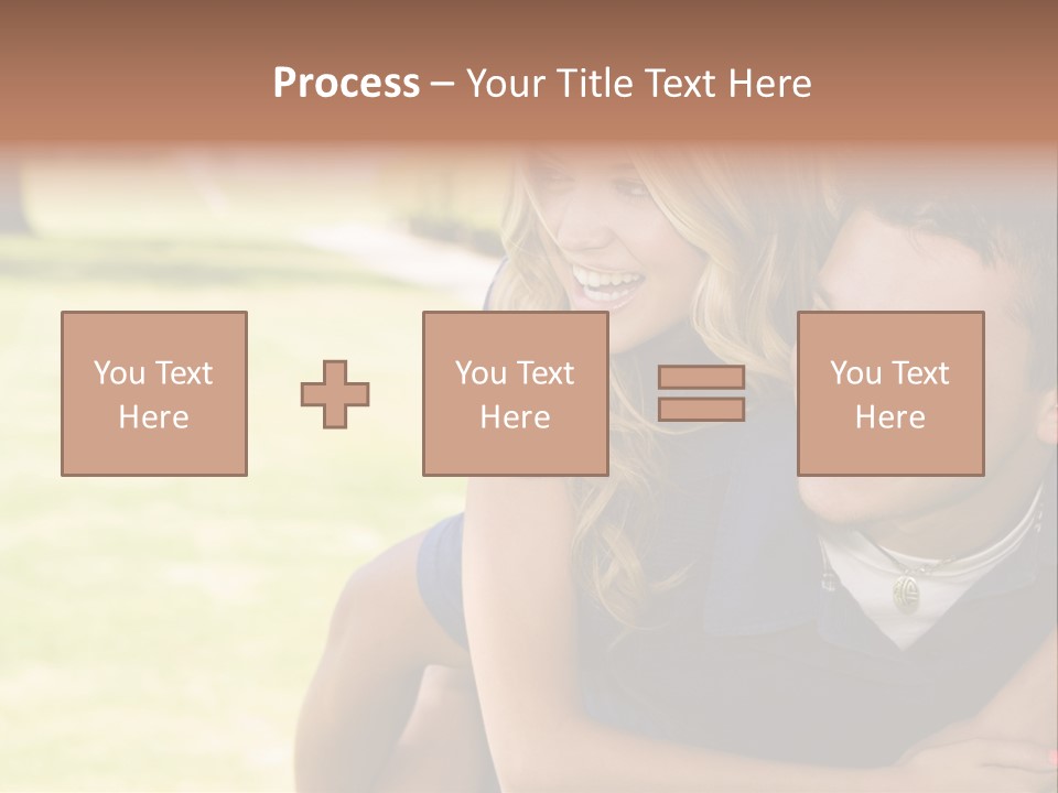 Person One Female PowerPoint Template