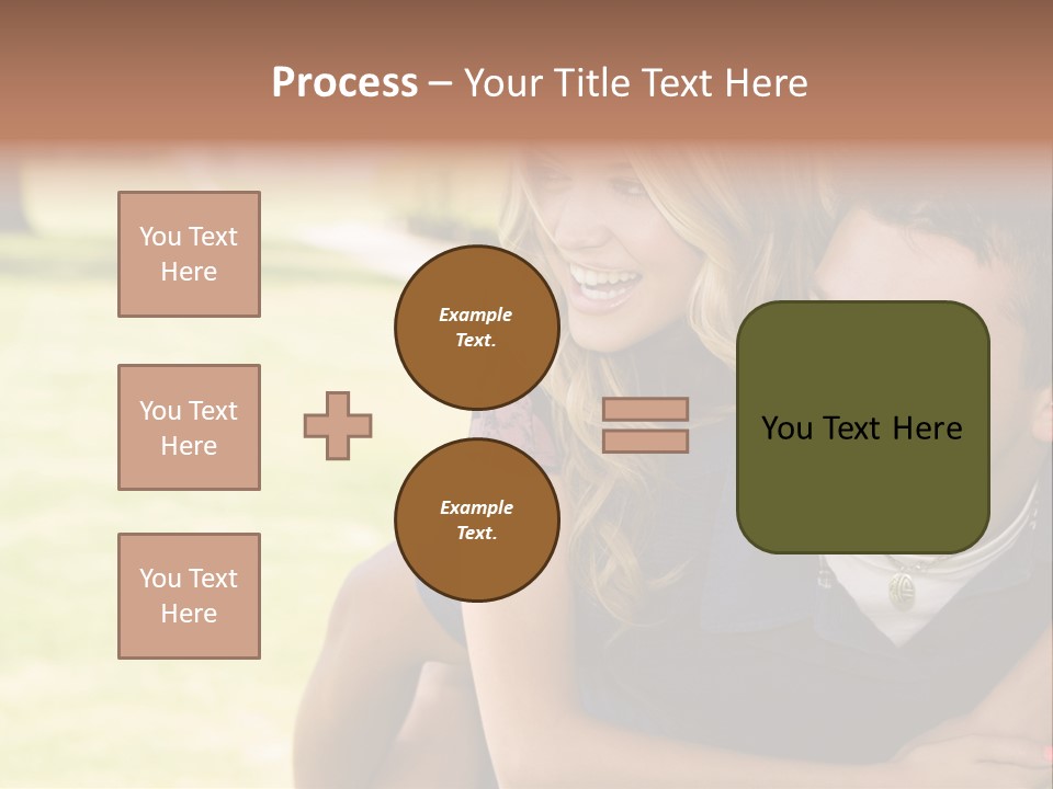 Person One Female PowerPoint Template