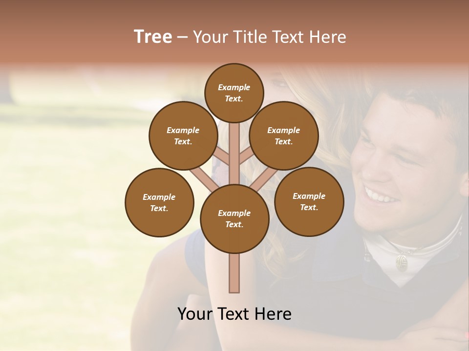 Person One Female PowerPoint Template