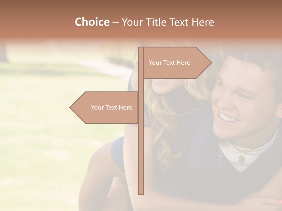 Person One Female PowerPoint Template