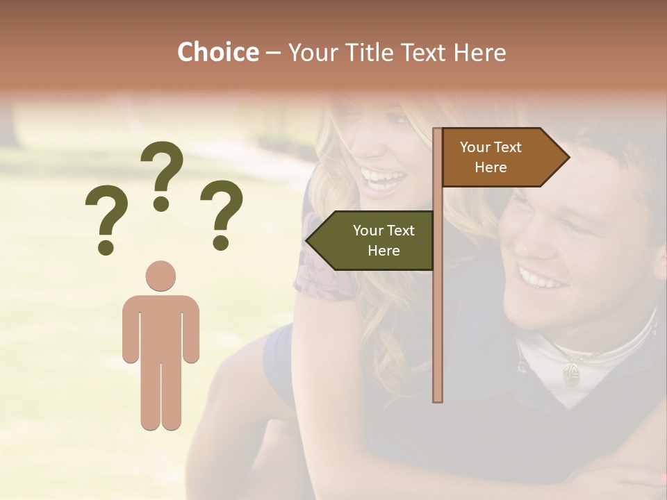 Person One Female PowerPoint Template