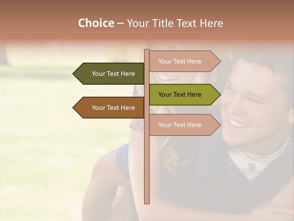 Person One Female PowerPoint Template