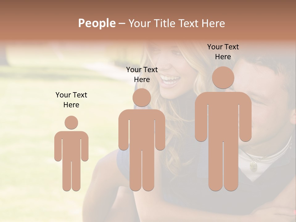Person One Female PowerPoint Template