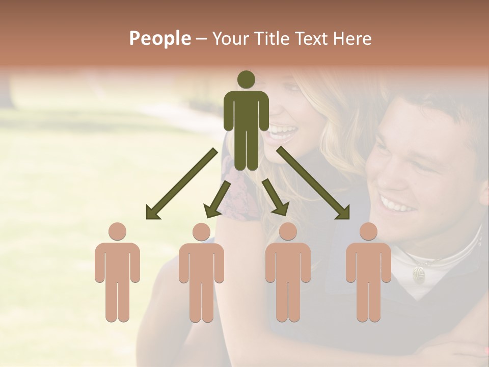 Person One Female PowerPoint Template