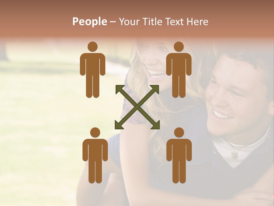 Person One Female PowerPoint Template