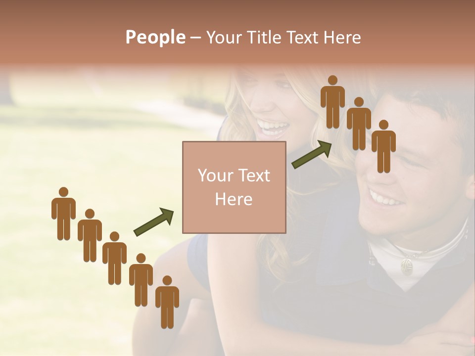 Person One Female PowerPoint Template