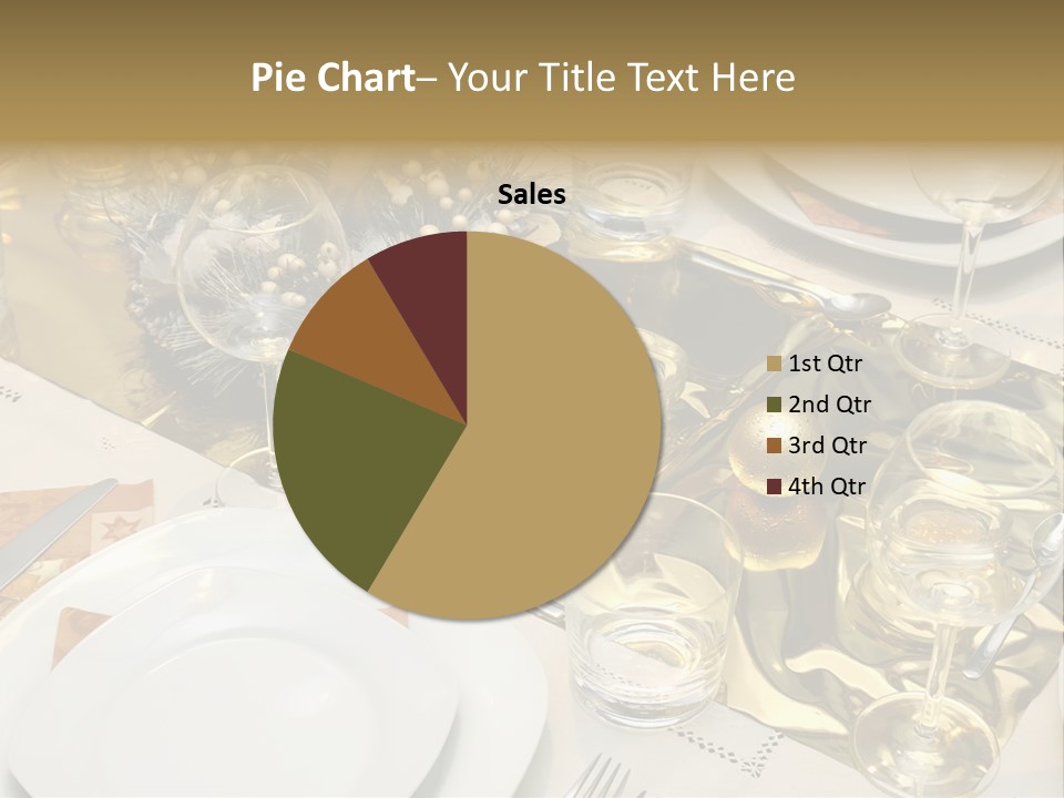 A Place Setting With Place Settings And Place Settings PowerPoint Template