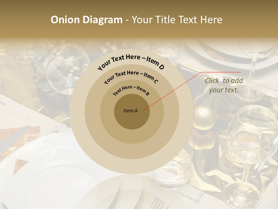 A Place Setting With Place Settings And Place Settings PowerPoint Template