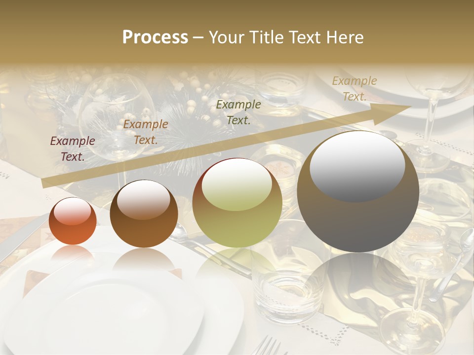 A Place Setting With Place Settings And Place Settings PowerPoint Template