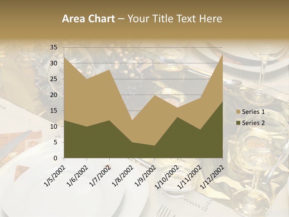 A Place Setting With Place Settings And Place Settings PowerPoint Template