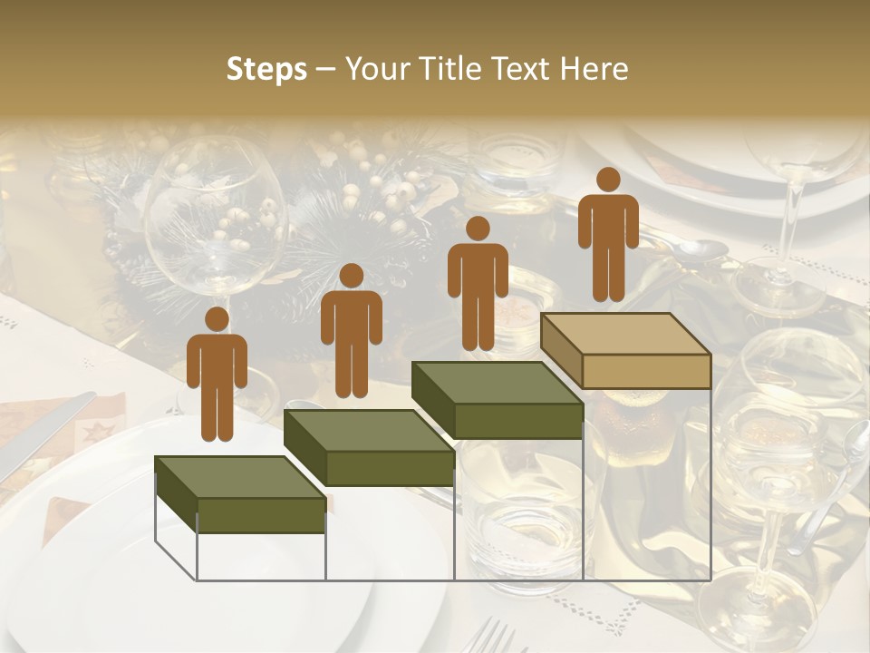 A Place Setting With Place Settings And Place Settings PowerPoint Template