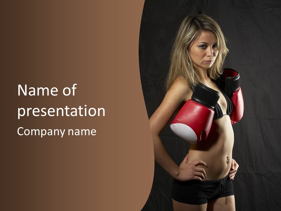 Caucasian Y Conflict PowerPoint Template