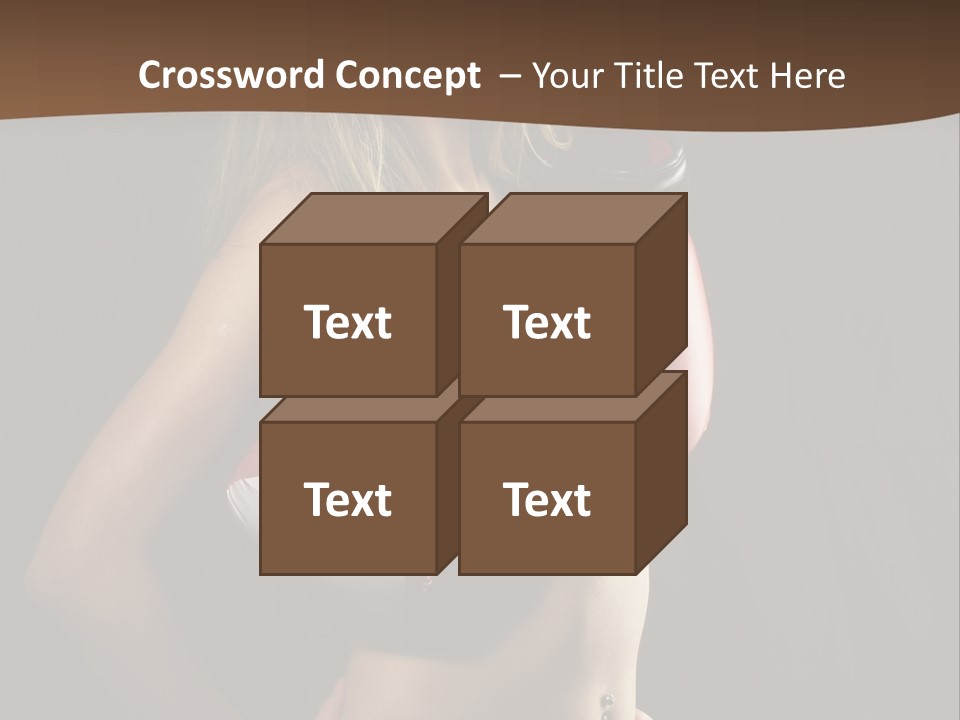 Caucasian Y Conflict PowerPoint Template