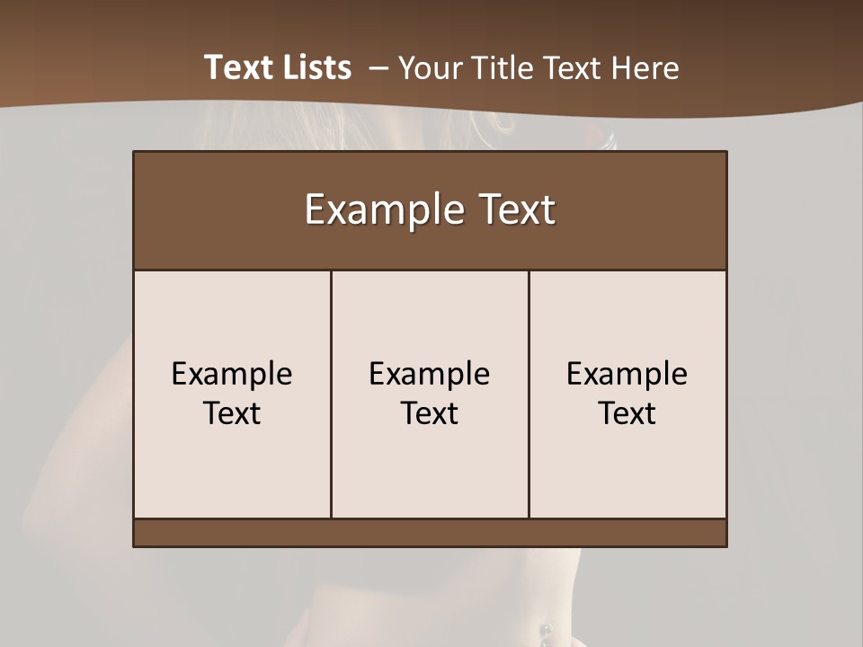 Caucasian Y Conflict PowerPoint Template