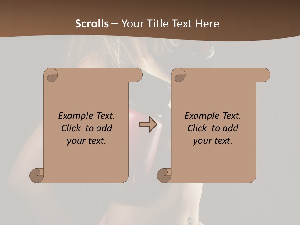 Caucasian Y Conflict PowerPoint Template