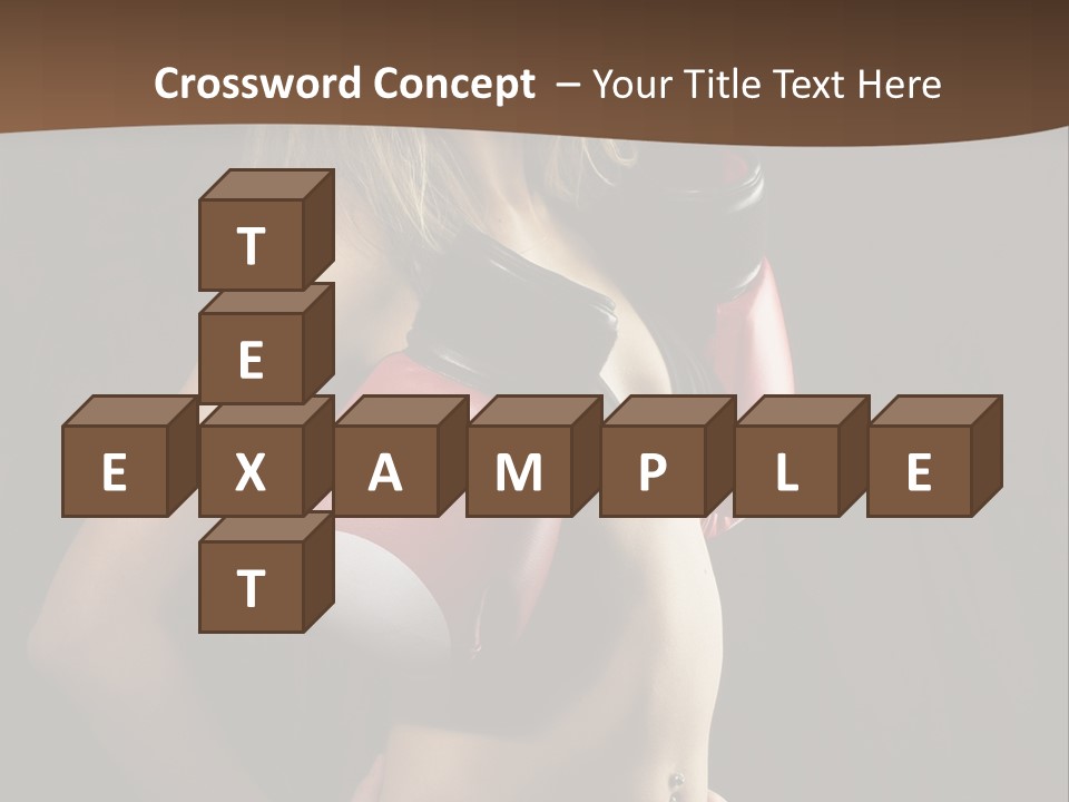 Caucasian Y Conflict PowerPoint Template