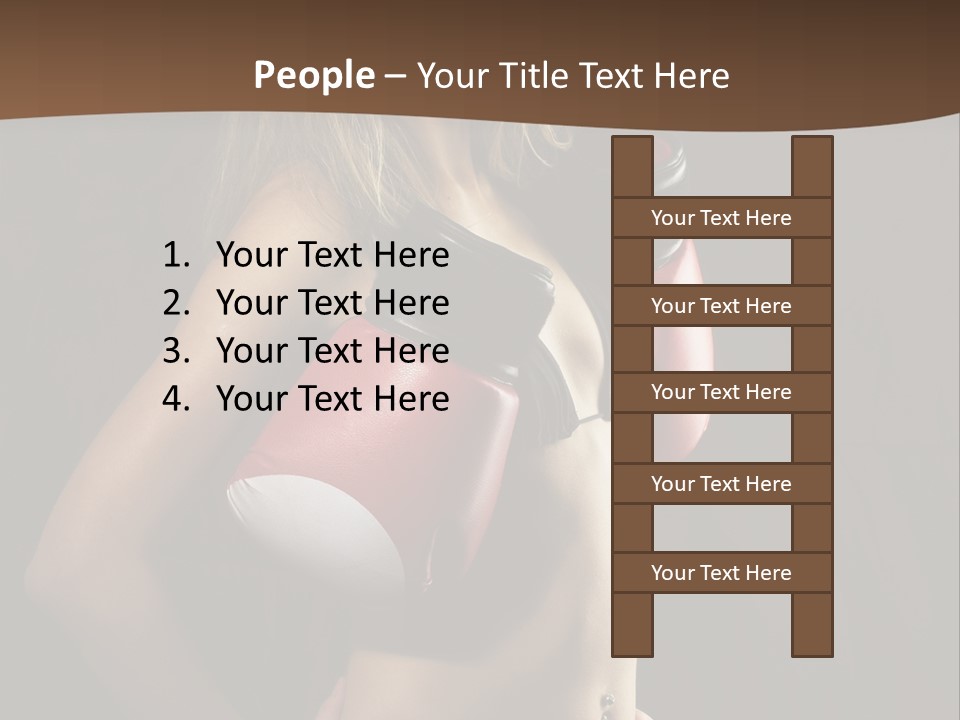 Caucasian Y Conflict PowerPoint Template