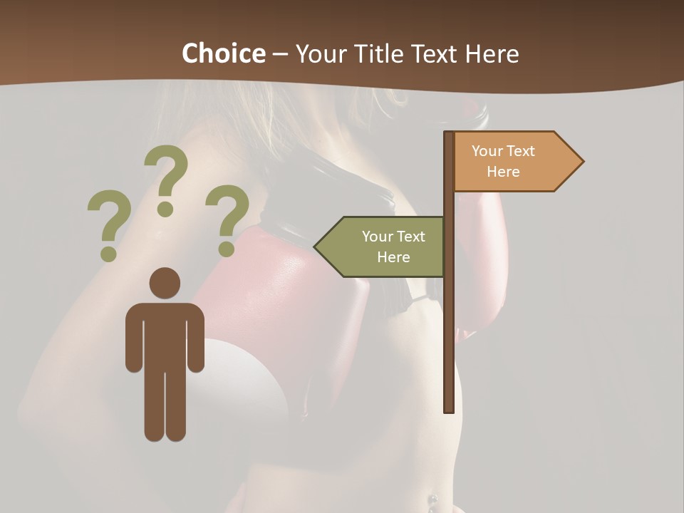 Caucasian Y Conflict PowerPoint Template