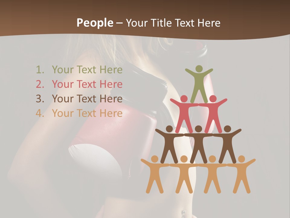 Caucasian Y Conflict PowerPoint Template