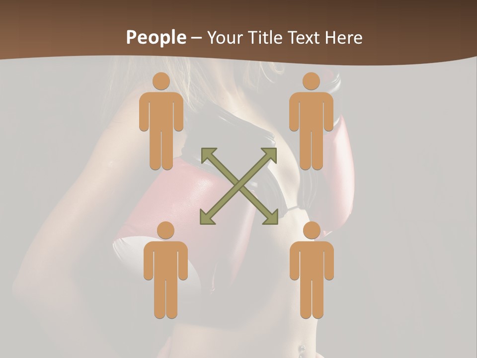 Caucasian Y Conflict PowerPoint Template