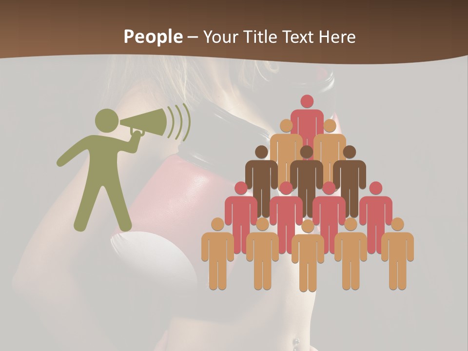 Caucasian Y Conflict PowerPoint Template