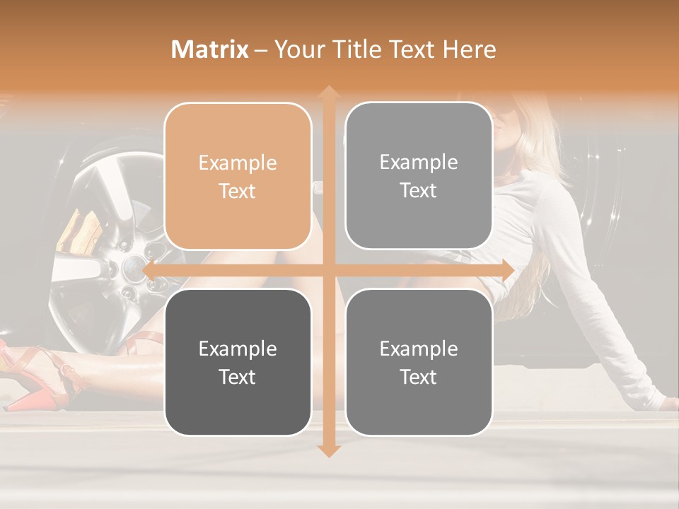 Person One Female PowerPoint Template