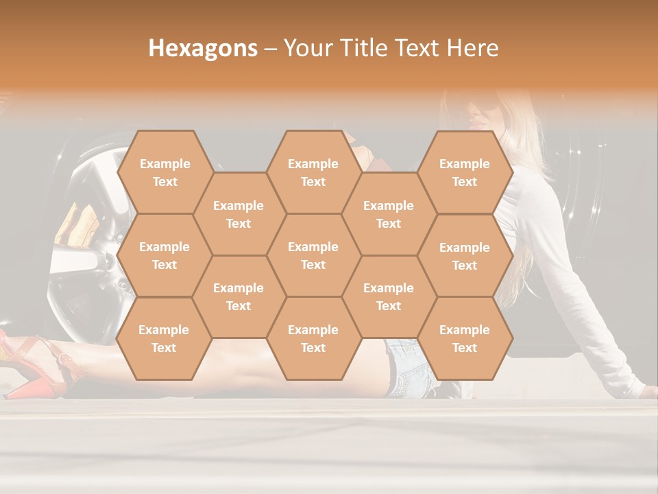 Person One Female PowerPoint Template