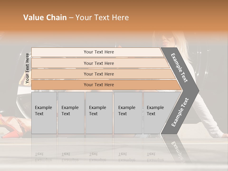 Person One Female PowerPoint Template