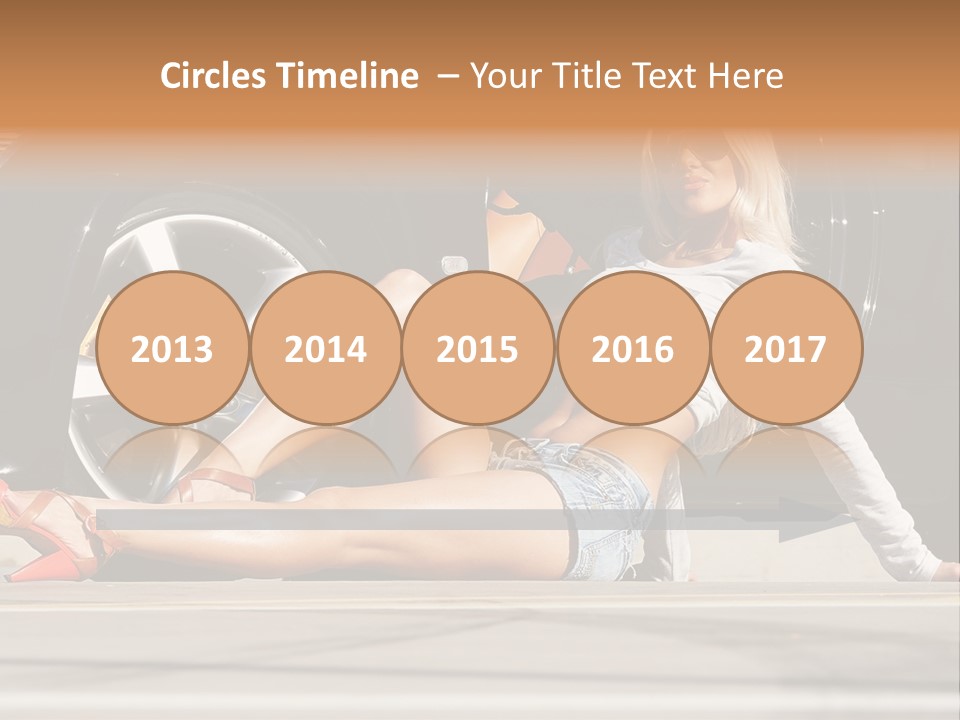 Person One Female PowerPoint Template