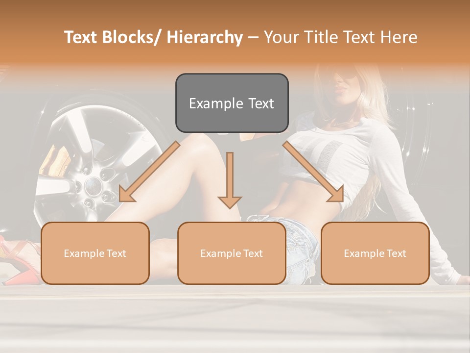 Person One Female PowerPoint Template