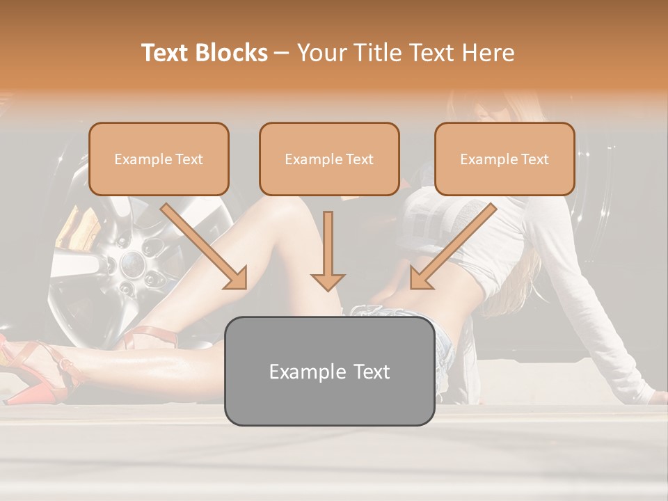 Person One Female PowerPoint Template