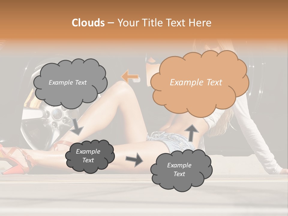 Person One Female PowerPoint Template