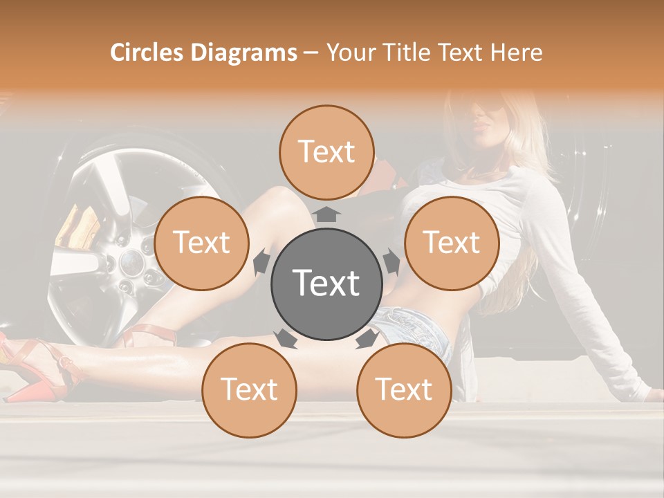 Person One Female PowerPoint Template