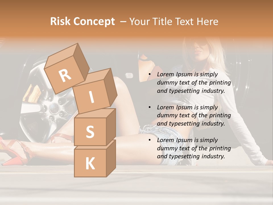 Person One Female PowerPoint Template