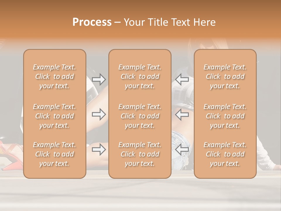 Person One Female PowerPoint Template