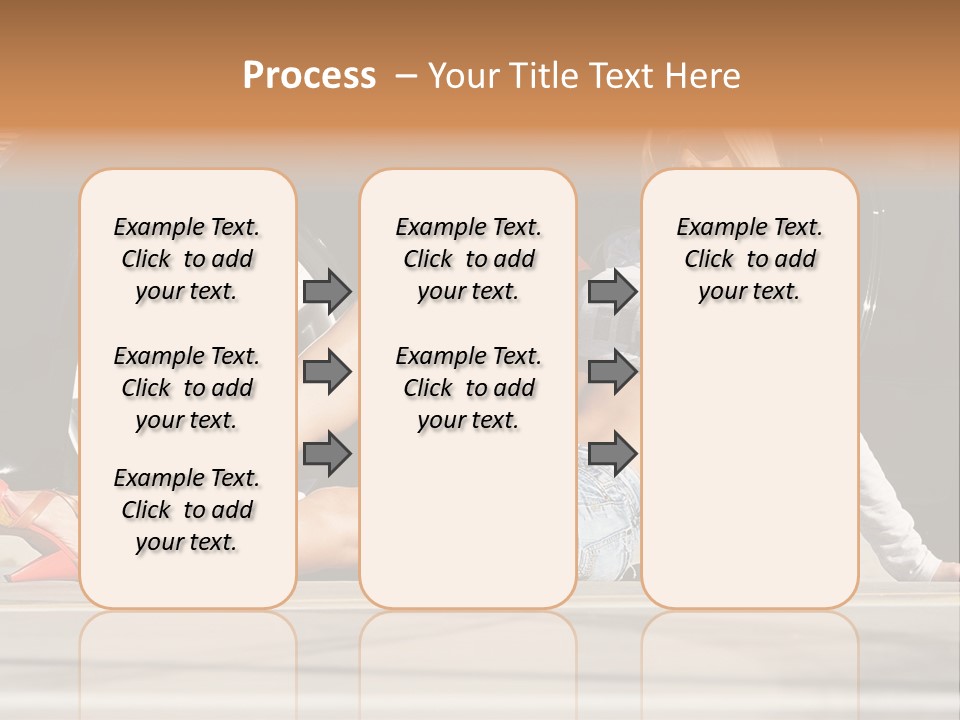 Person One Female PowerPoint Template