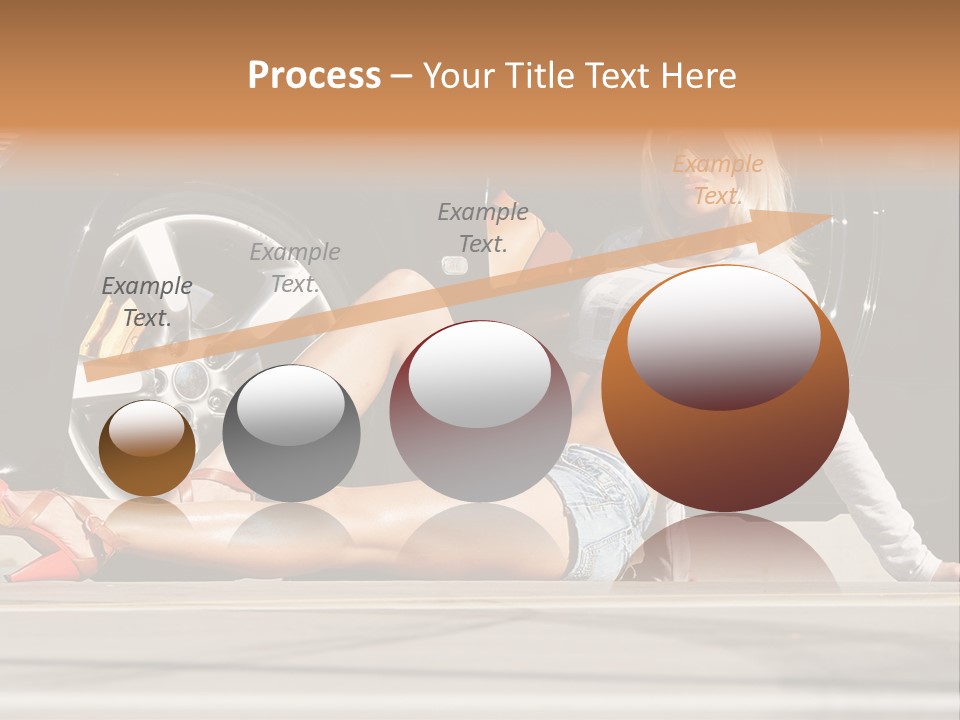 Person One Female PowerPoint Template