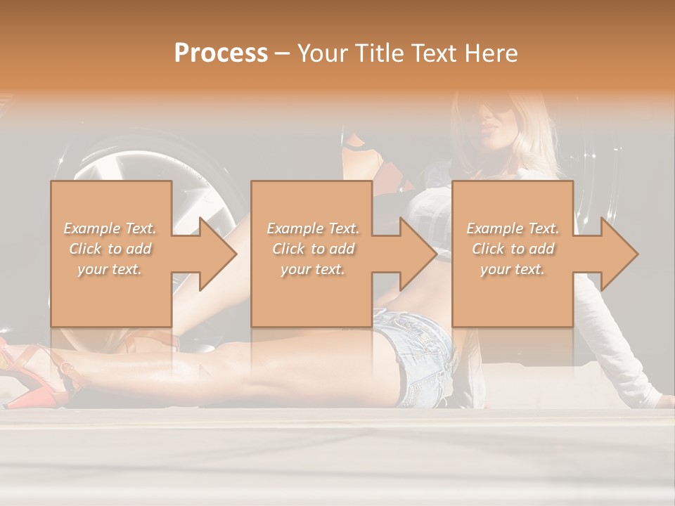 Person One Female PowerPoint Template