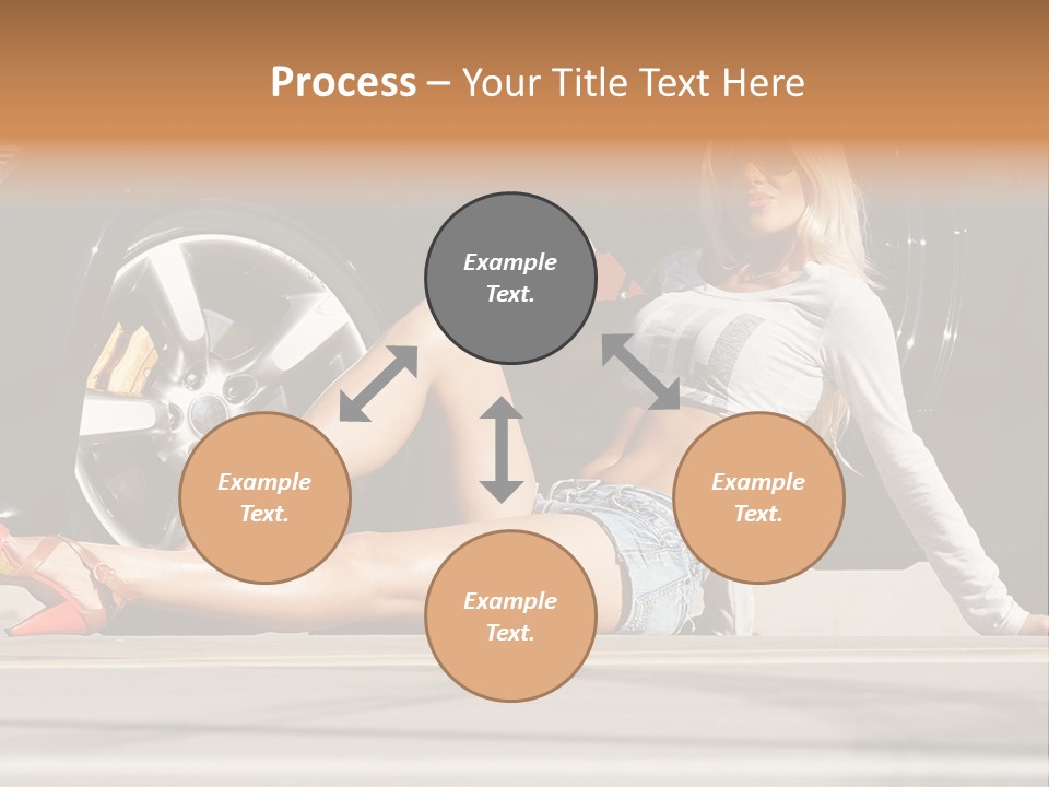 Person One Female PowerPoint Template
